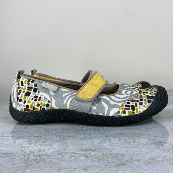Keen Shoes - Keen Printed Flats-Maryjanes Gray/Brown/Gold